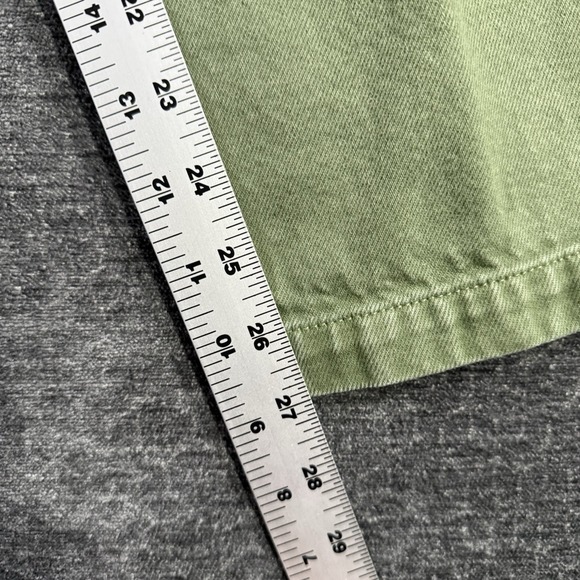 J Crew Relaxed Cargo Pants Women's Size 28 Green Tapered Heavy Weigh Twill BW526 - Picture 9 of 16